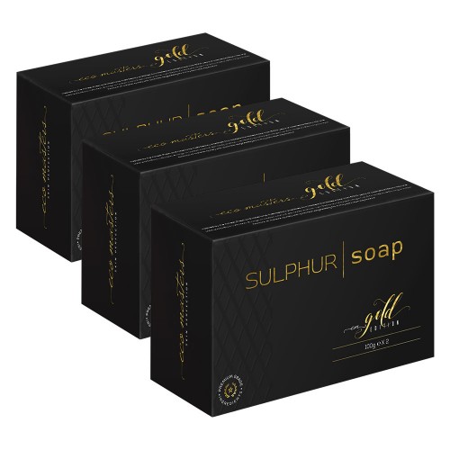 

Eco Masters Sulphur Soap - For Clogged & Oily Skin Problems - 100g x 2 Topical Application (3)